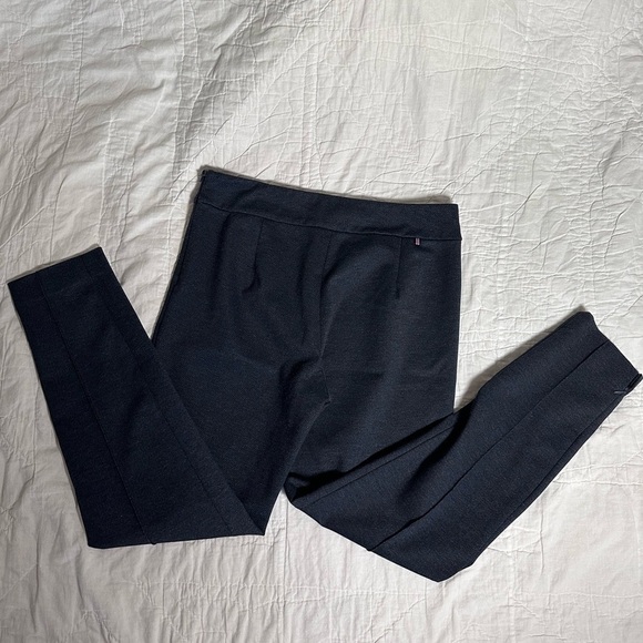 Tommy Hilfiger slacks navy zipper ankle tapered leg - Picture 2 of 7